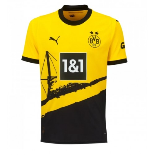Fotballdrakt Herre Borussia Dortmund Hjemmedrakt 2023-24 Kortermet